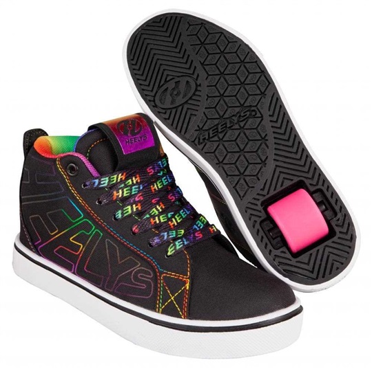 Heelys Kids' Racer 20 Mid Minions Shoes Black/Yellow/White - HE01530001, Black/Y