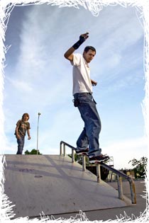 Koloboty Heelys ve skateparku
